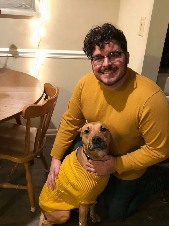 My Girlfriend Bought Me This Sweater And It's My Favorite. I Found My Dog, Charlie, A Matching One And Had To Buy It. I Think It's Her Favorite Too