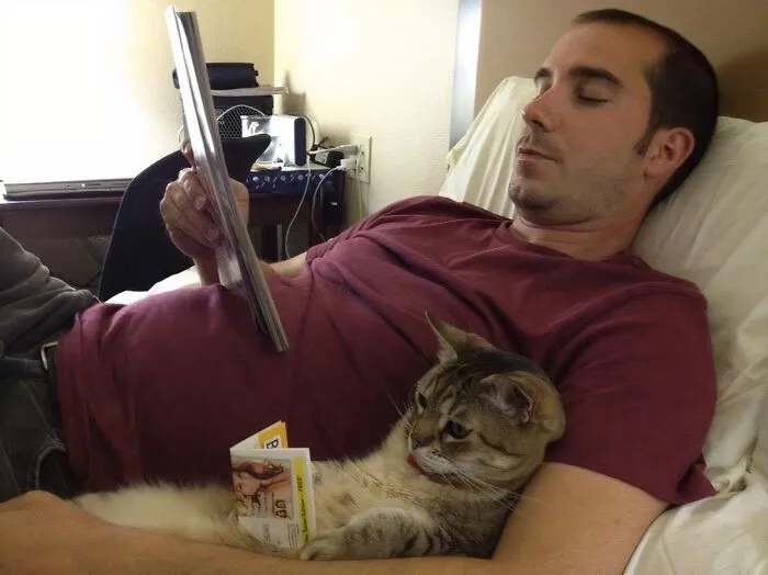 Just My Neighbor & His Cat... Reading