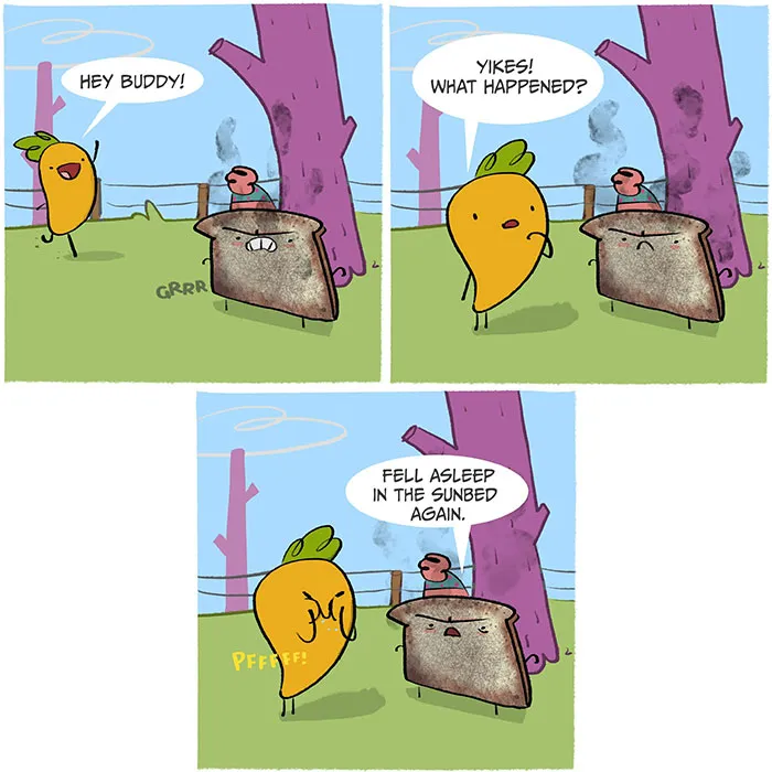 This Artist’s “Carrot And Toast” Comics Turn Random Moments Into Comedy Gold (48 Pics)