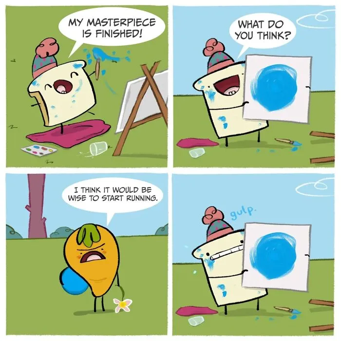 This Artist’s “Carrot And Toast” Comics Turn Random Moments Into Comedy Gold (48 Pics)