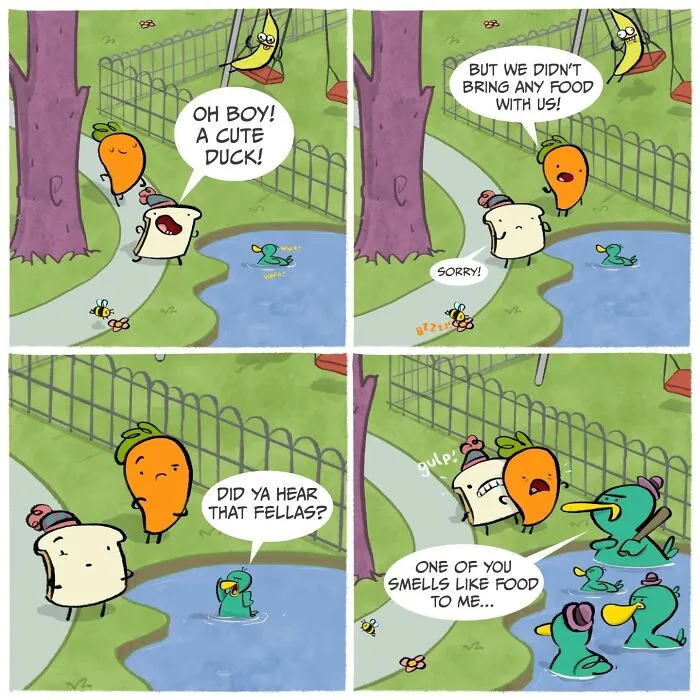 This Artist’s “Carrot And Toast” Comics Turn Random Moments Into Comedy Gold (48 Pics)