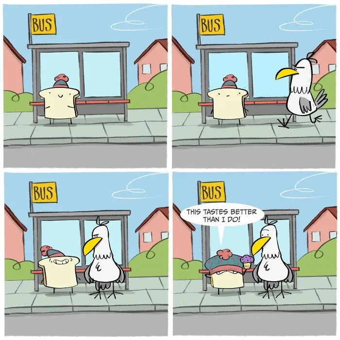 This Artist’s “Carrot And Toast” Comics Turn Random Moments Into Comedy Gold (48 Pics)