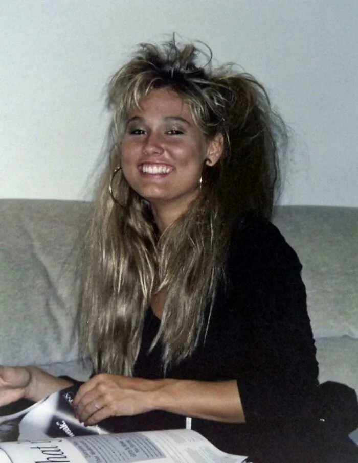 Big Earrings And Big Hair! The Classic 80s Combo