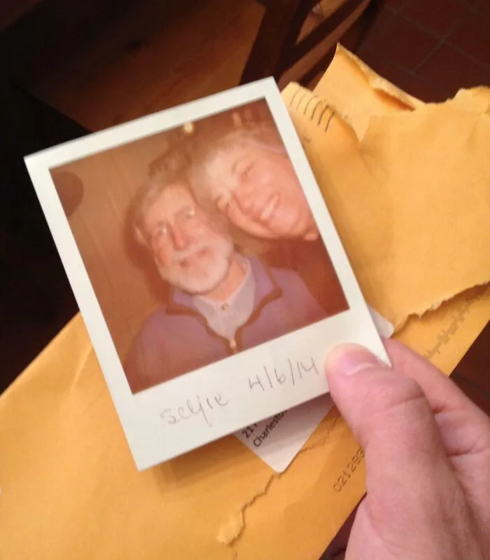 Mis padres me enviaron un selfie ... por correo