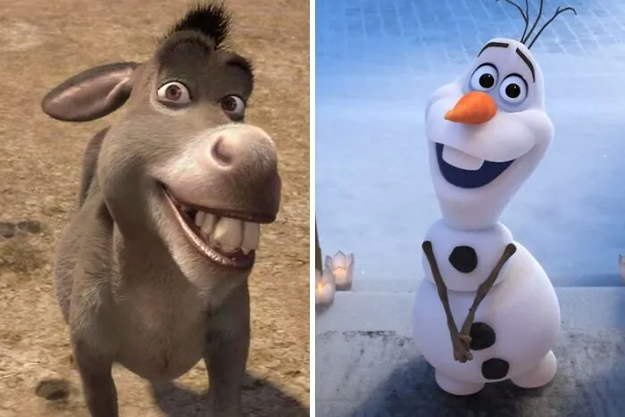 Would you rather have Donkey (Shrek) as your best friend or Olaf (Frozen)?