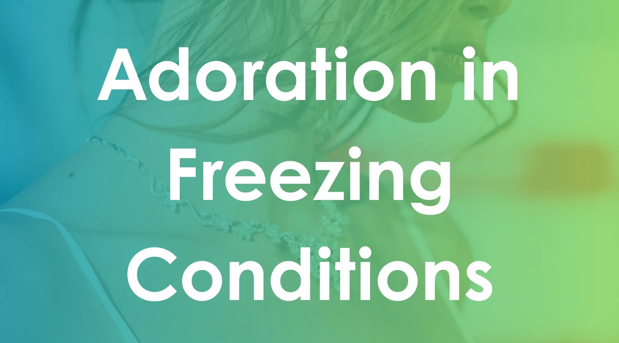 Adoration in freezing conditions text overlay on a blurred background, illustrating book title synonyms concept.
