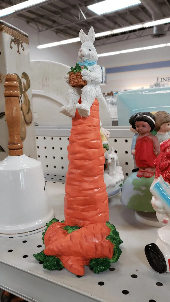 Those Smaller Carrots Are Suspiciously Placed