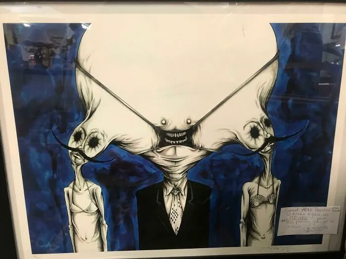 This Painting At An Old Thrift Shop