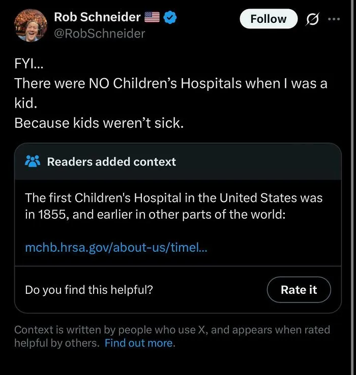 Base On This Logic, Rob Is Nearly 200 Years Old