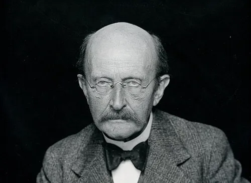 Portrait of Max Planck, the physicist who introduced the concept of quantized energy and photons in light study.
