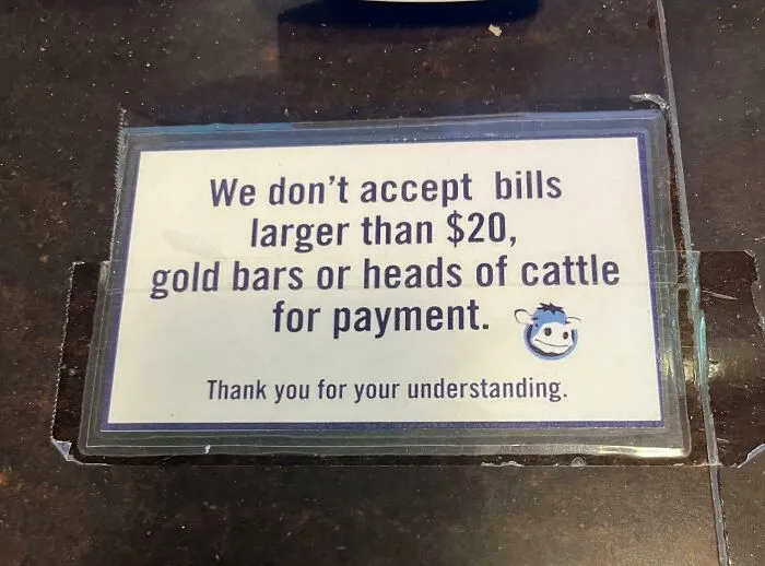 Sign At My Local Ice Cream Place Made Me Smile