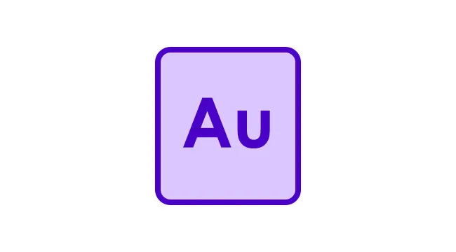 Chemical symbol Au displayed in purple on a light purple square, representing the element gold for quiz or trivia.