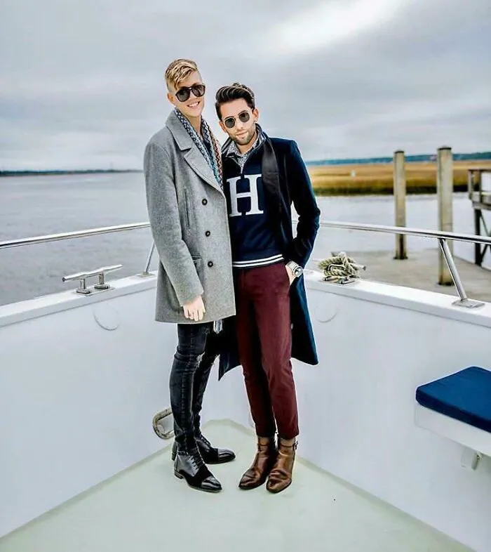 He Wanted To Show Off His New Boat, His Boyfriend, And Their Apparent Ability To Levitate
