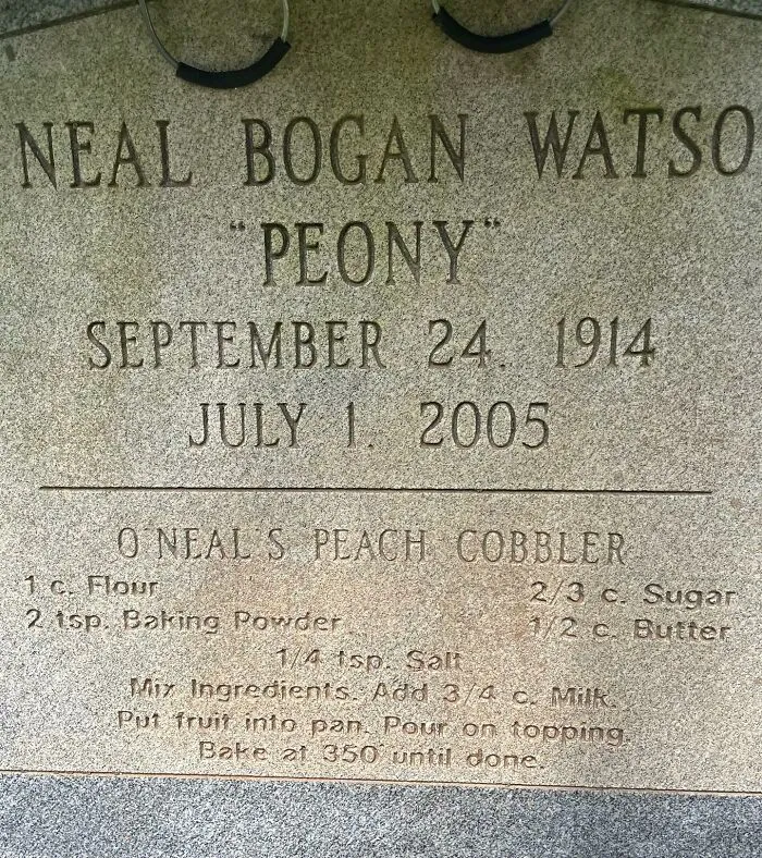 “O'neal's Peach Cobbler”