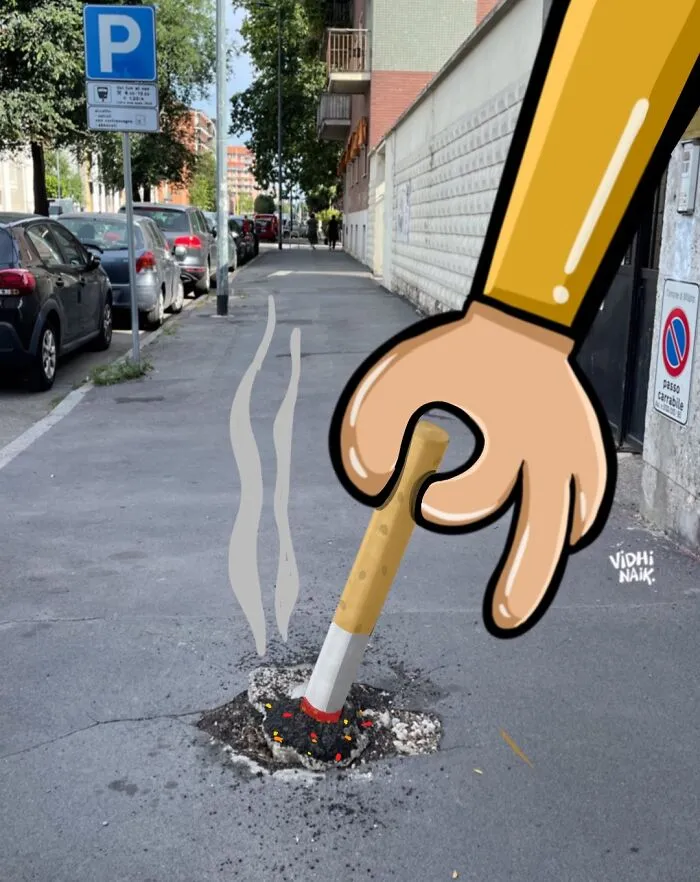 This Artist’s Simple Lines Make Real Objects Look Like They’re Doing Something (47 New Pics)