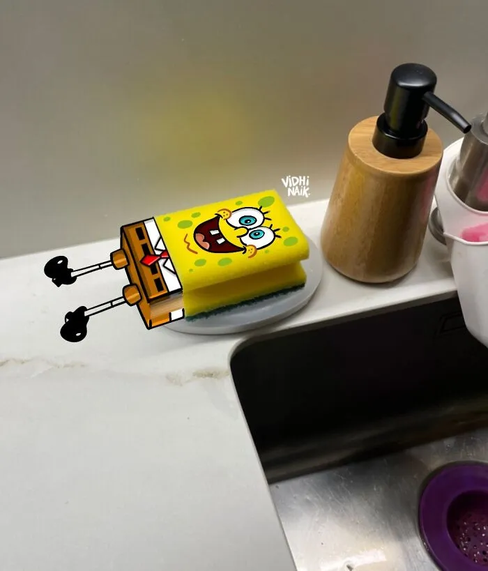 This Artist’s Simple Lines Make Real Objects Look Like They’re Doing Something (47 New Pics)