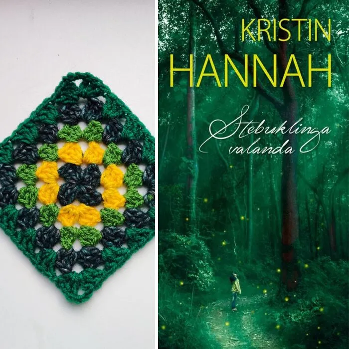 I Turned 96 Book Covers Into A Cozy Granny Square Blanket