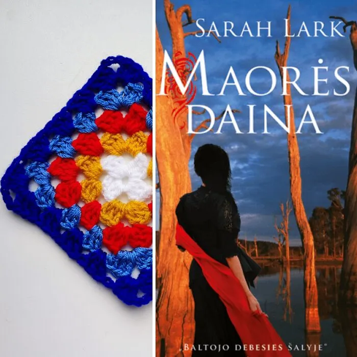 I Turned 96 Book Covers Into A Cozy Granny Square Blanket