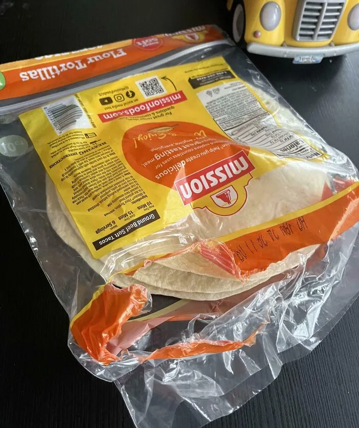The Way My Mother-In-Law Opens Food With Seals Built Into The Bag