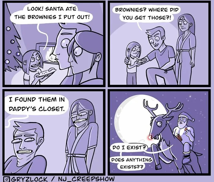 Dark, Funny, And Totally Bizarre: 20 Comics By Gryzlock (New Pics)