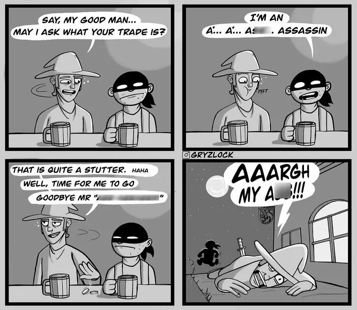 Dark, Funny, And Totally Bizarre: 20 Comics By Gryzlock (New Pics)