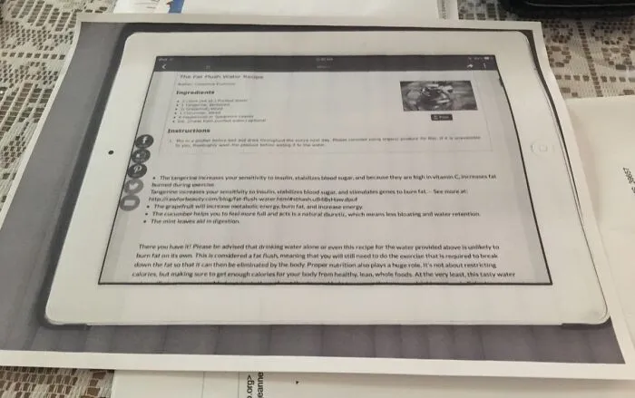 My Mom Photocopies Recipes Off Of Her iPad