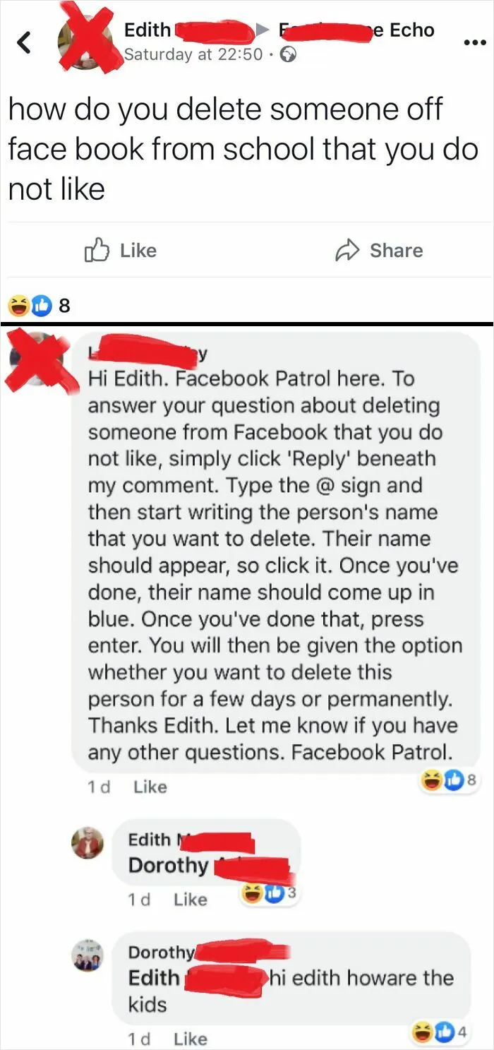 Facebook, Please Delete Dorothy