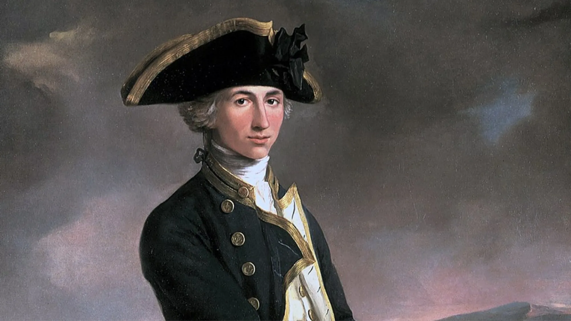 Portrait of Admiral Nelson in naval uniform, related to UK citizenship test questions on historic battles.