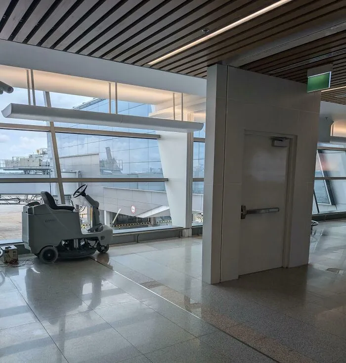 A Door To Nowhere At The Airport