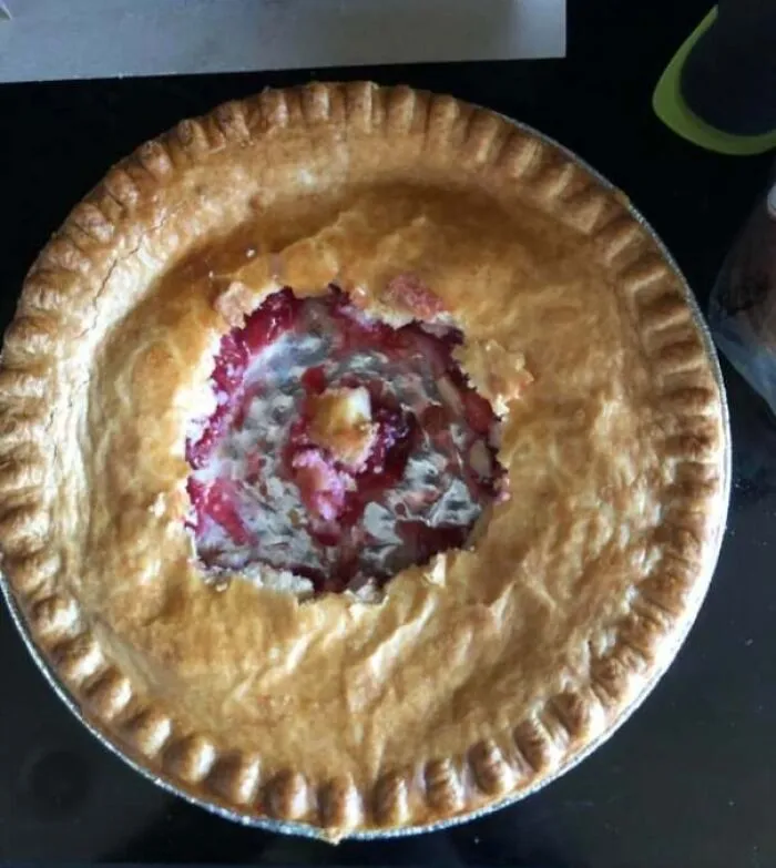 Who The Hell Eats A Pie Like This?!? Apparently, My Wife Does. She's Crazy