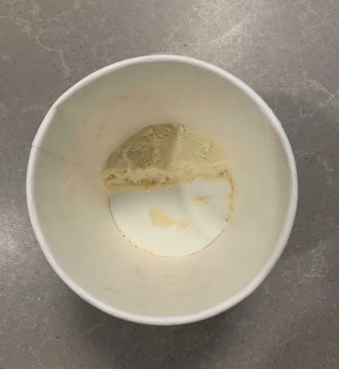 How Much Ice Cream My Wife Left For Me