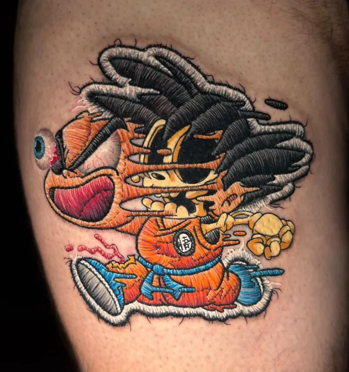 Brazilian Artist Creates Tattoos That Look Like Raised Embroidery You Can Feel (49 New Pics)