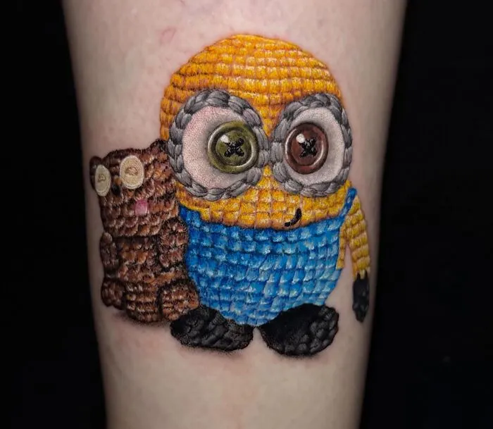 Brazilian Artist Creates Tattoos That Look Like Raised Embroidery You Can Feel (49 New Pics)
