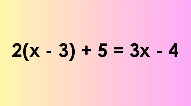 Equation showing algebraic expression on gradient with points (2,4) and (6,12) for 11th grader math challenge.