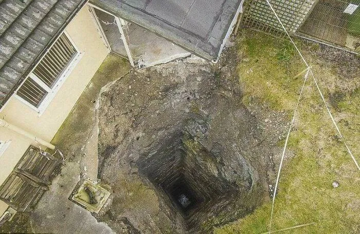Sinkhole In Cornish Backyard Leads 300ft Down Into Medieval Mineshaft