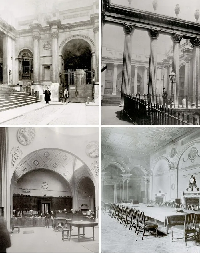 The Old Soane Bank Of England, London. Demolished In 1920