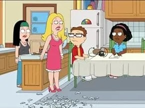 Stan, Kyle, Cartman, and Kenny characters in kitchen scene from a long-running animated series with broken dishes on floor.