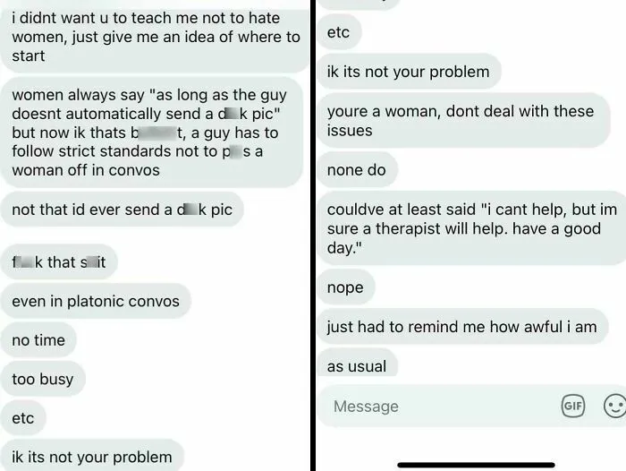 Thinks He’s Entitled To My Time, My Advice, And My Sympathy
