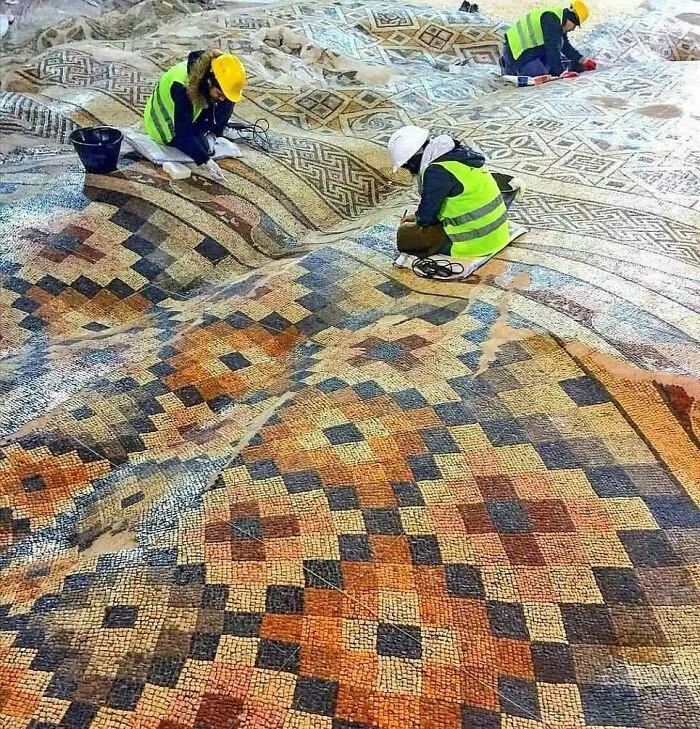 When A Roman Mosaic Was Discovered In Modern-Day Turkey, It Was Found To Be So Well Made That It Preserved The Wave Of An Earthquake Without Breaking The Pattern
