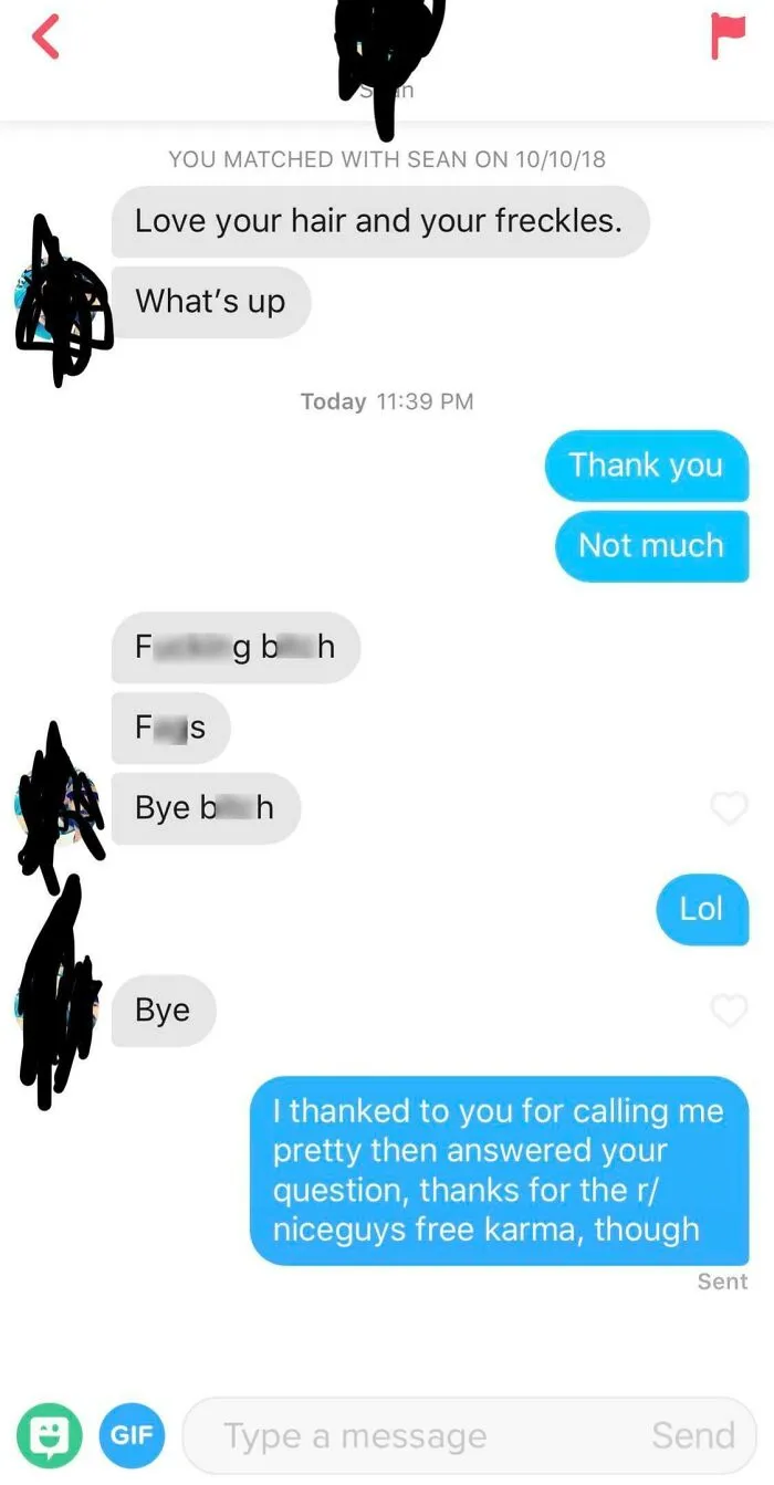 Well This Escalated Extremely Fast. A Guy Complimented Me, I Said Thank You And He Raged Out