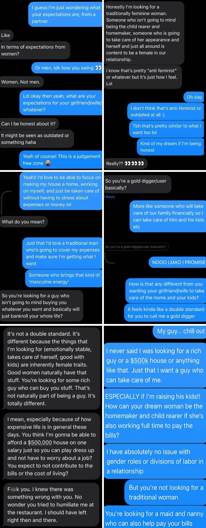 The Problem With A Lot Of Dudes Who Want A Trad-Wife Is That They Refuse To Be A Traditional Husband