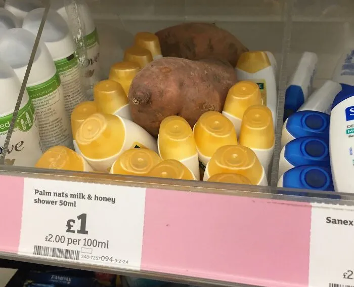 No podían dejar las batatas en su sitio