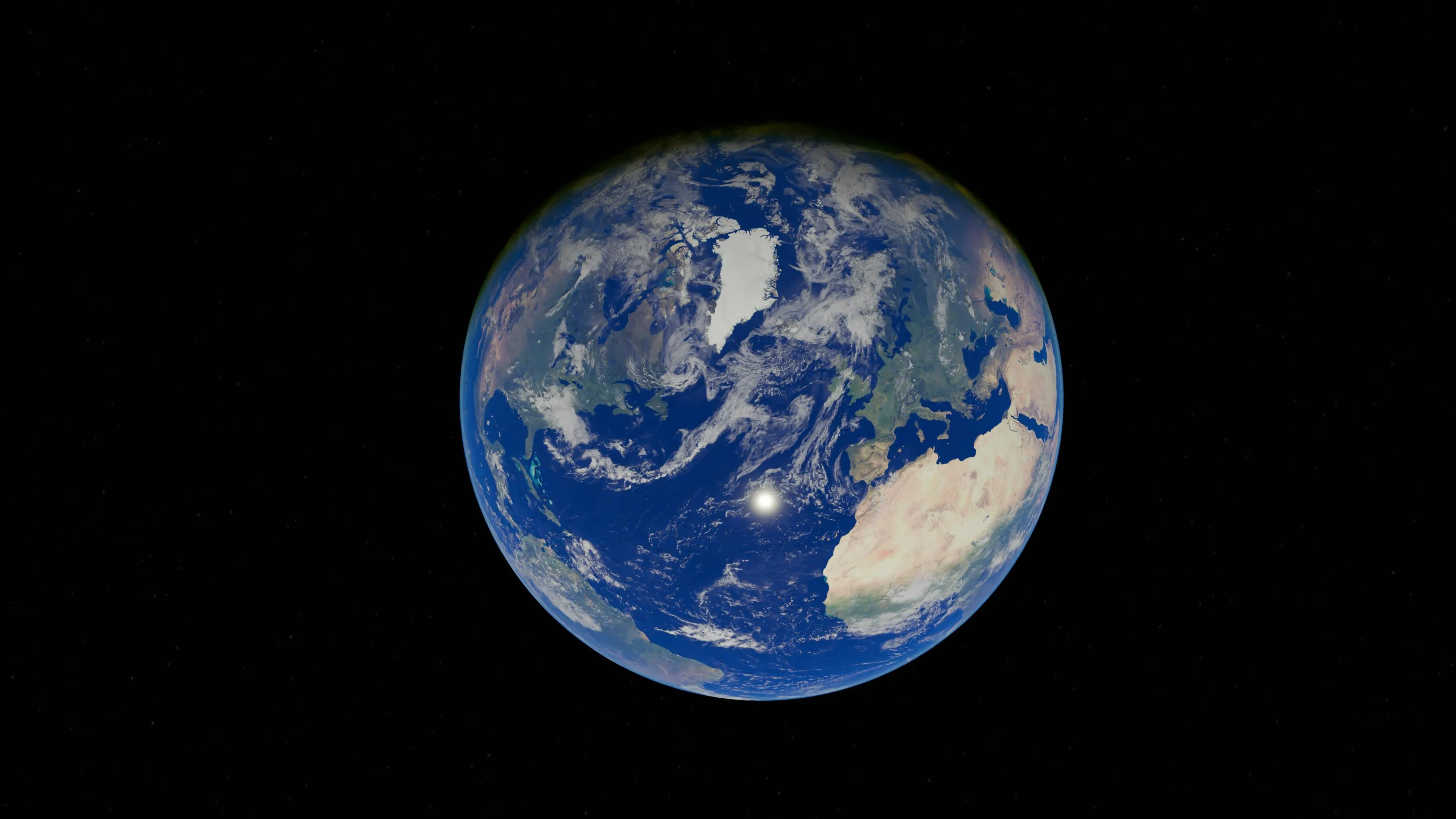View of Earth from space showing continents and oceans for general knowledge quiz on how many continents exist