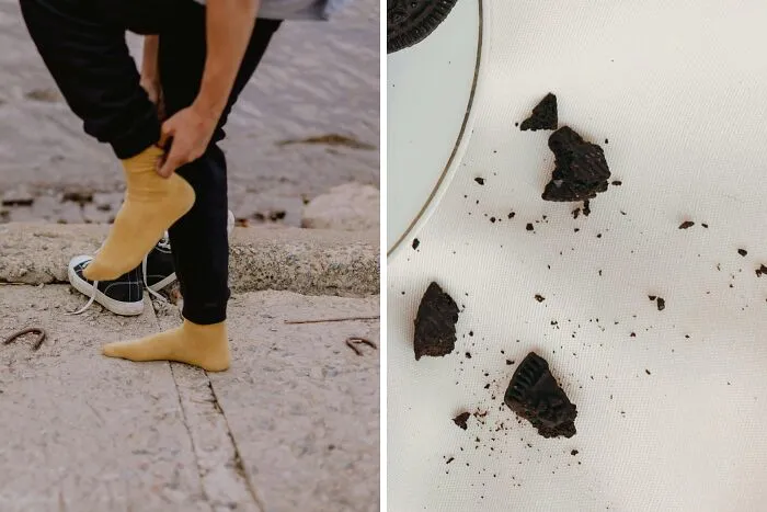 Always step on something wet in socks, or always have crumbs in your bed?