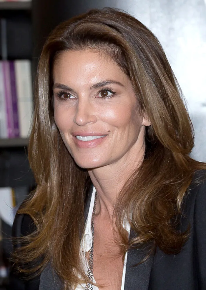 American Model and Businesswoman Cindy Crawford, 60