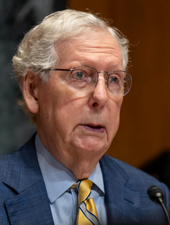 American Lawyer and Politician Mitch Mcconnell, 84