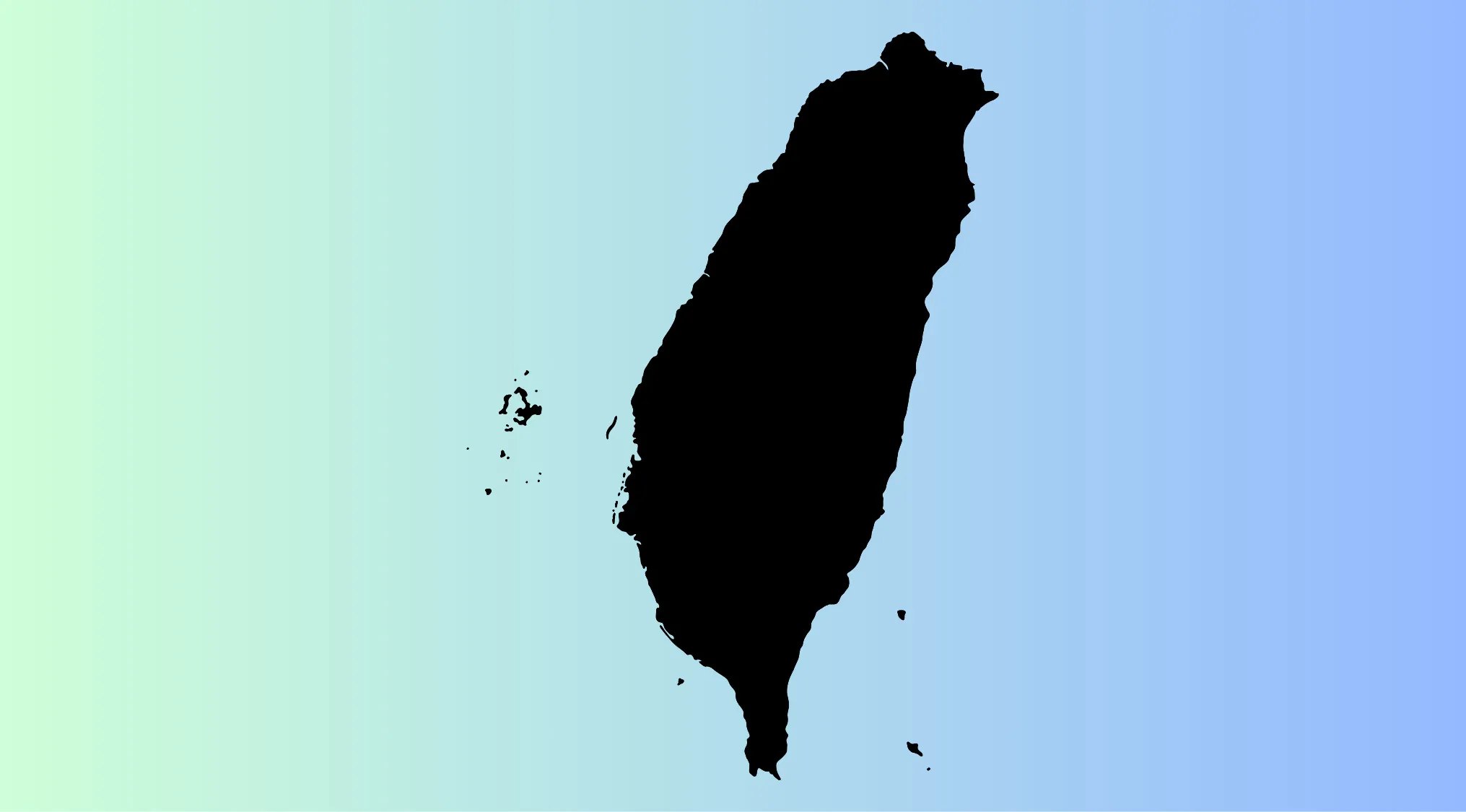Silhouette of a country often mixed up with others, featured in countries that are often mixed up series.