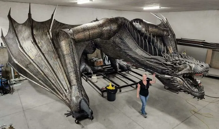 Your Typical 55ft Replica Of Drogon