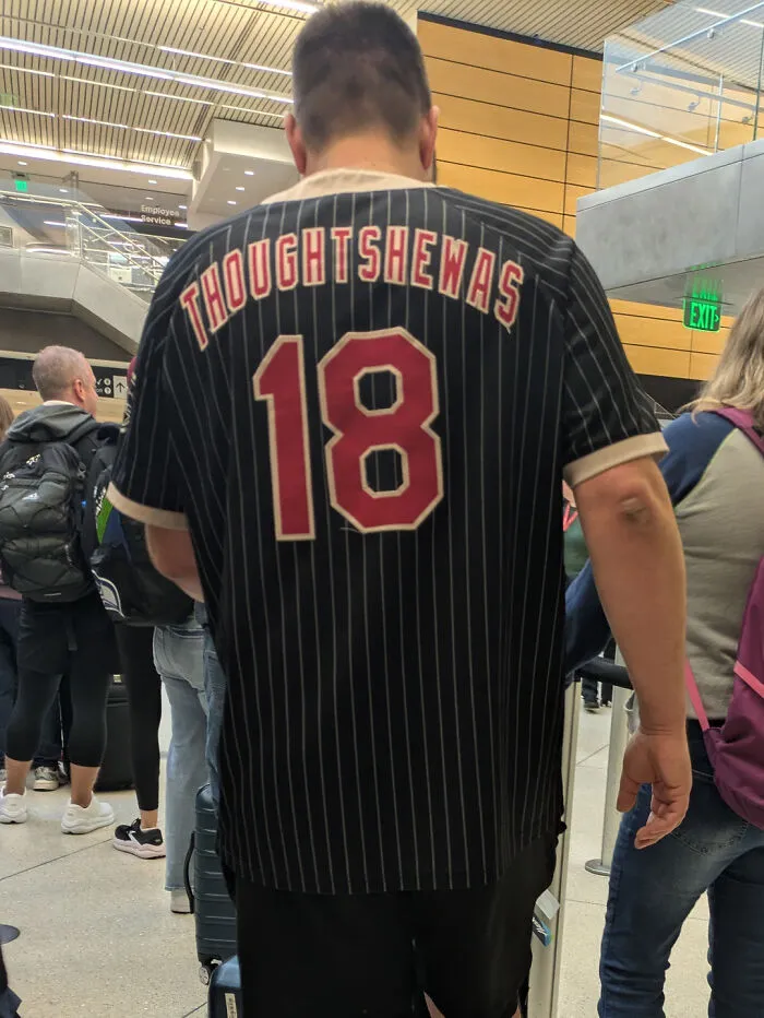 Saw This Guy At The Airport