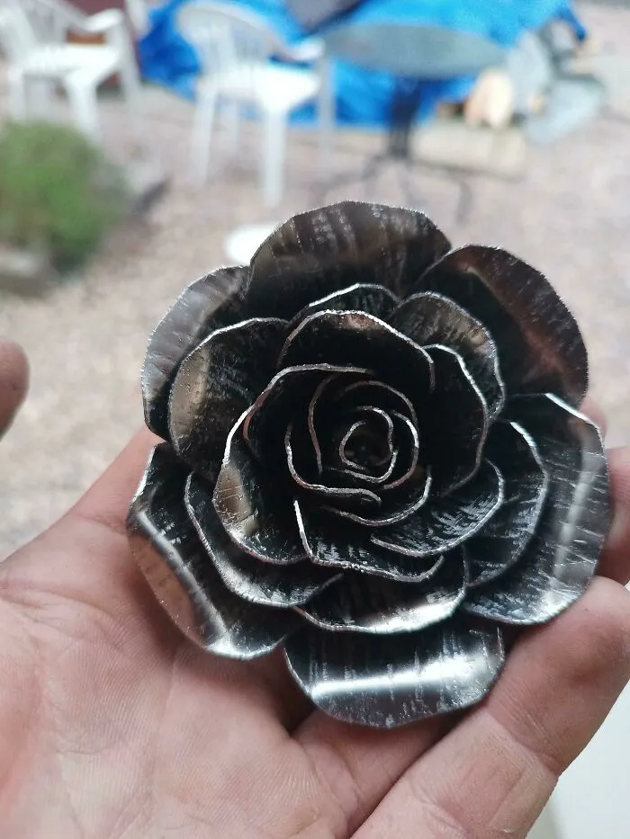 My First Metal Rose, Its For A Girl I Like (My Neighbour)